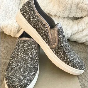 Skechers glitter shoes.